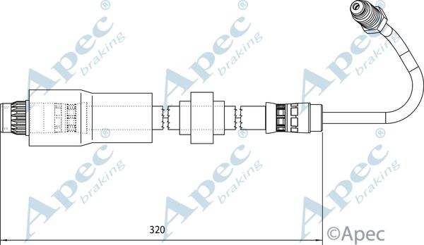 APEC BRAKING Jarruletku HOS4120